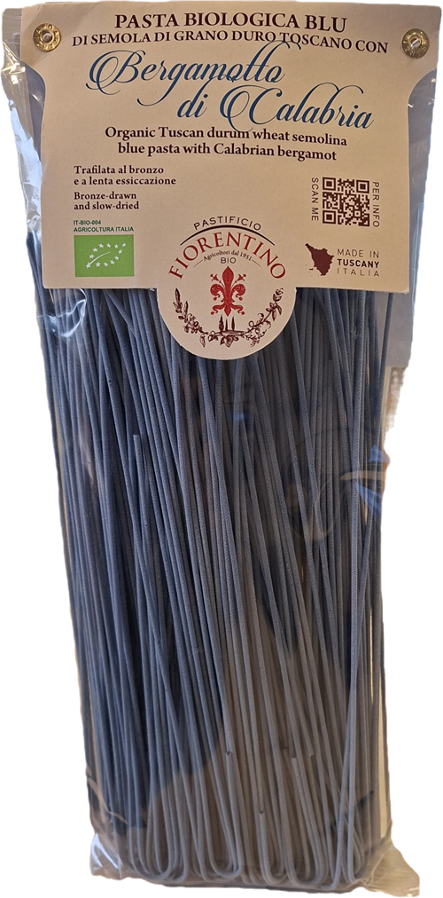 Toscansk pasta Capellini blå ØKO 400 g.
